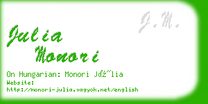 julia monori business card